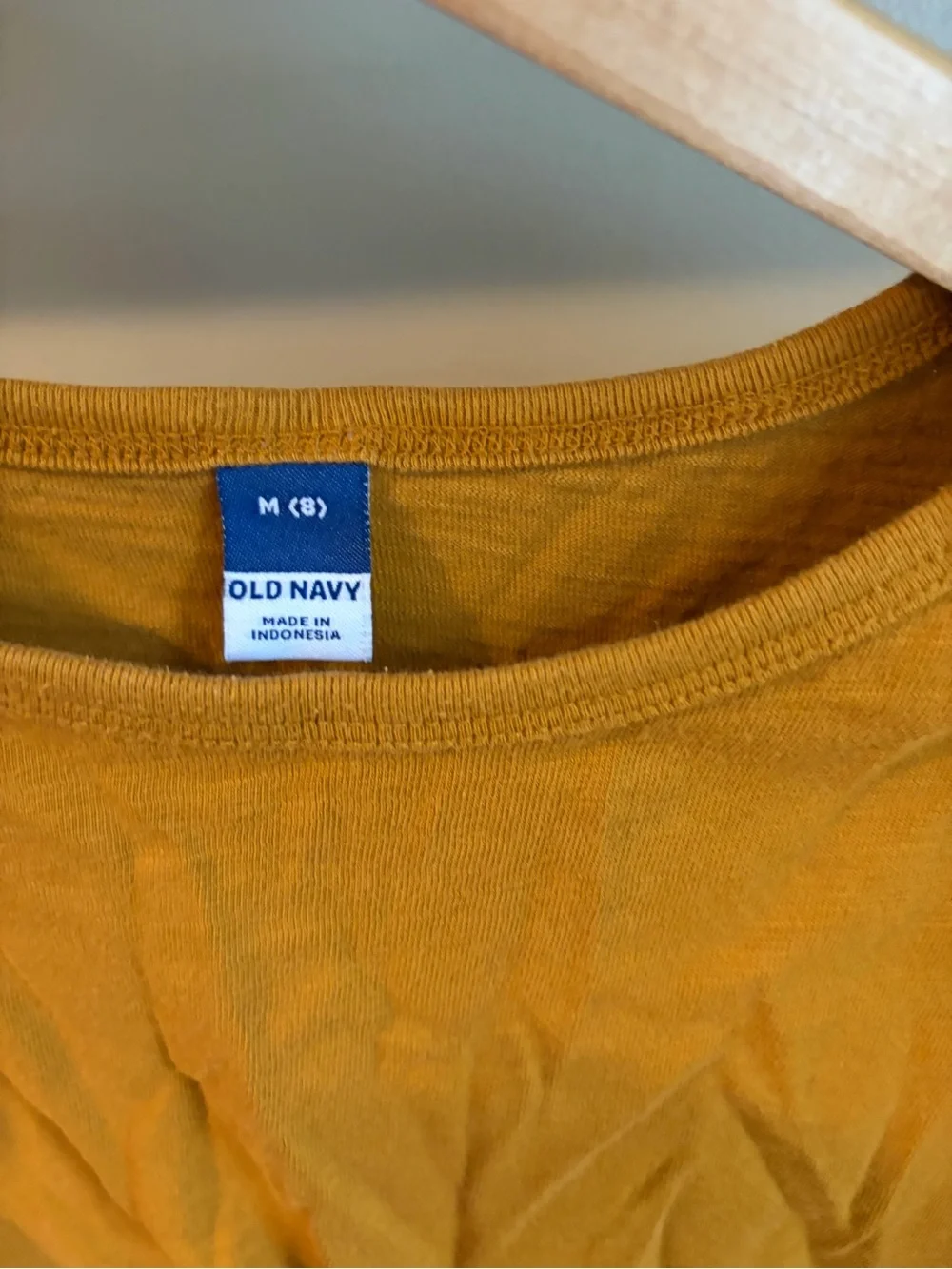 Old Navy Mustard Girls Crop Top Medium-8
